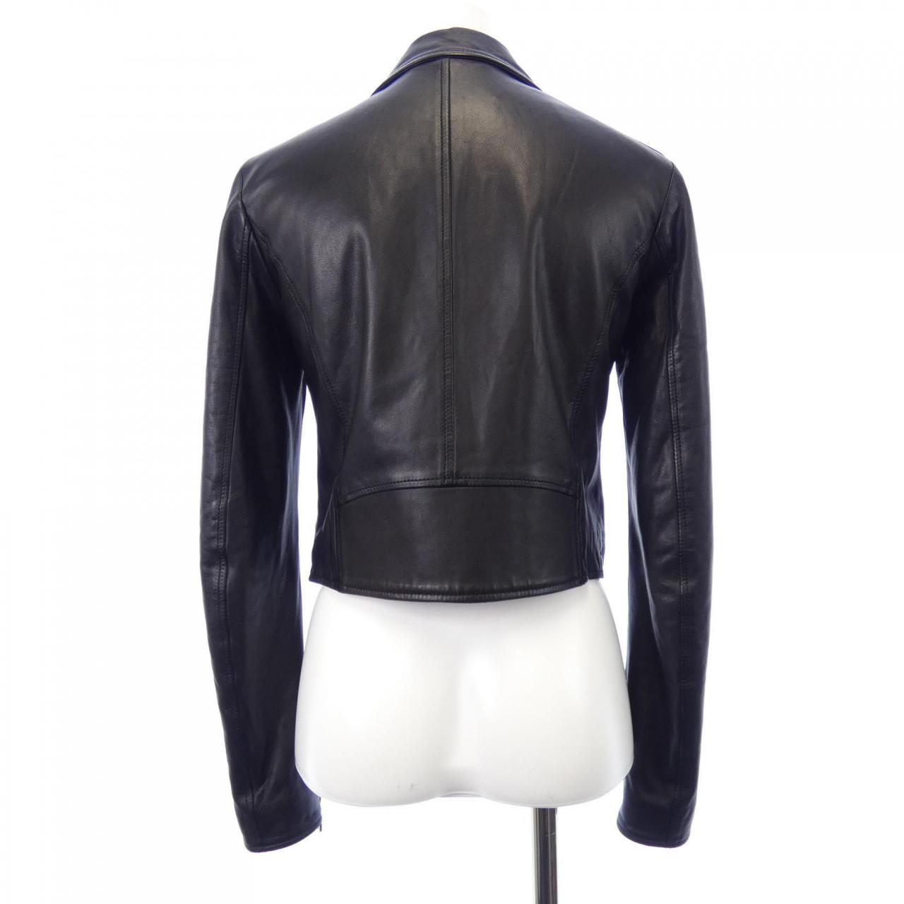 ドルチェアンドガッバーナ DOLCE&GABBANA F9829L/HULAW レザーライダースジャケット