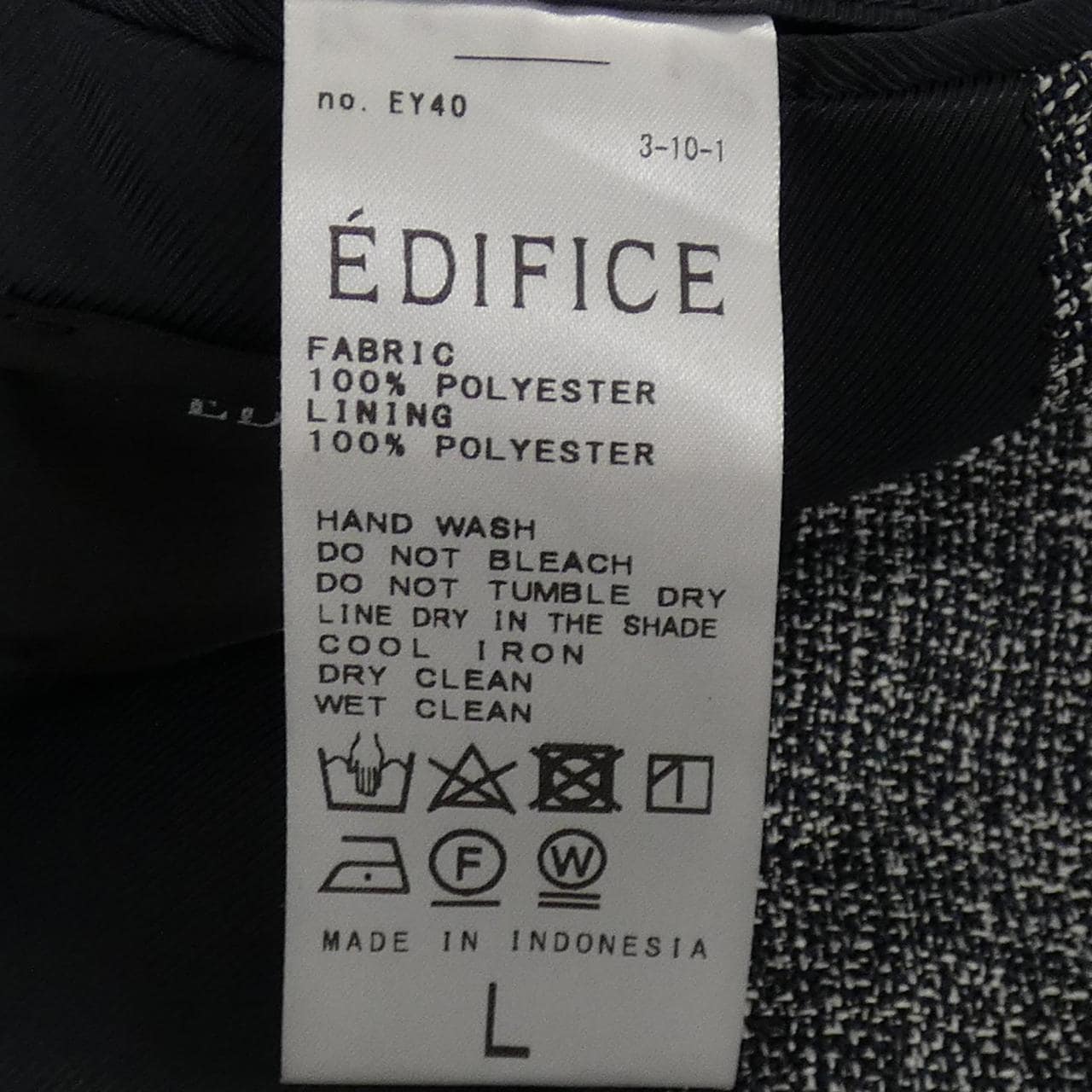 エディフィス EDIFICE ジャケット