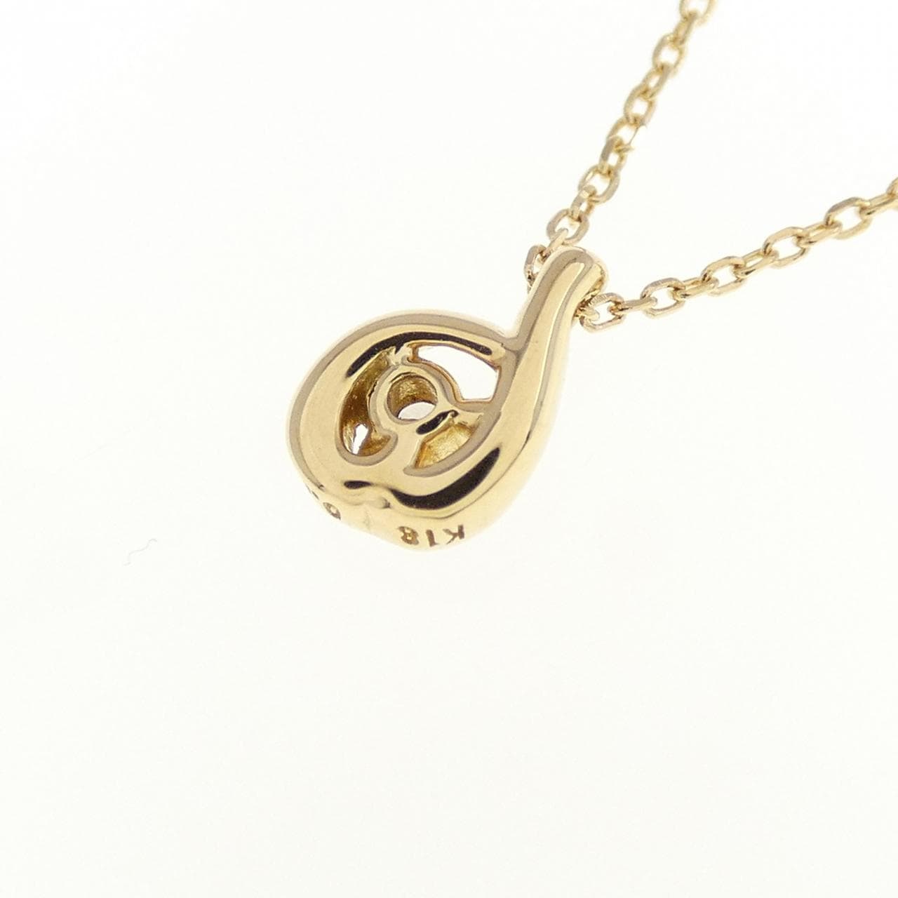 K18YG ダイヤモンド ネックレス 0.02CT