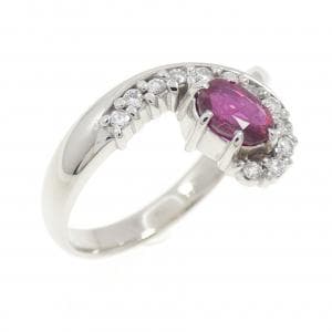 PT900 ルビー リング 0.59CT