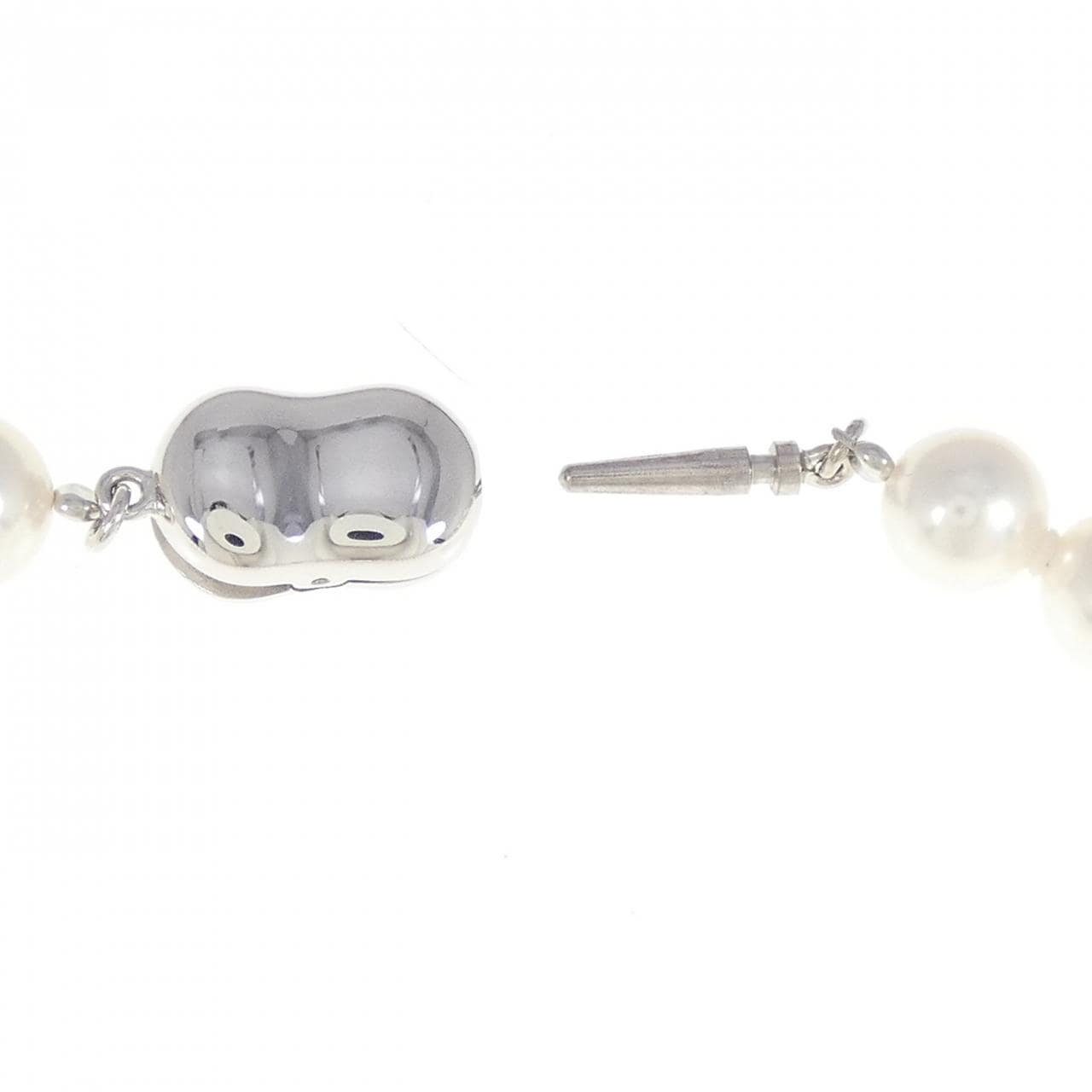 シルバークラスプ アコヤパール ネックレス 6.5-7mm