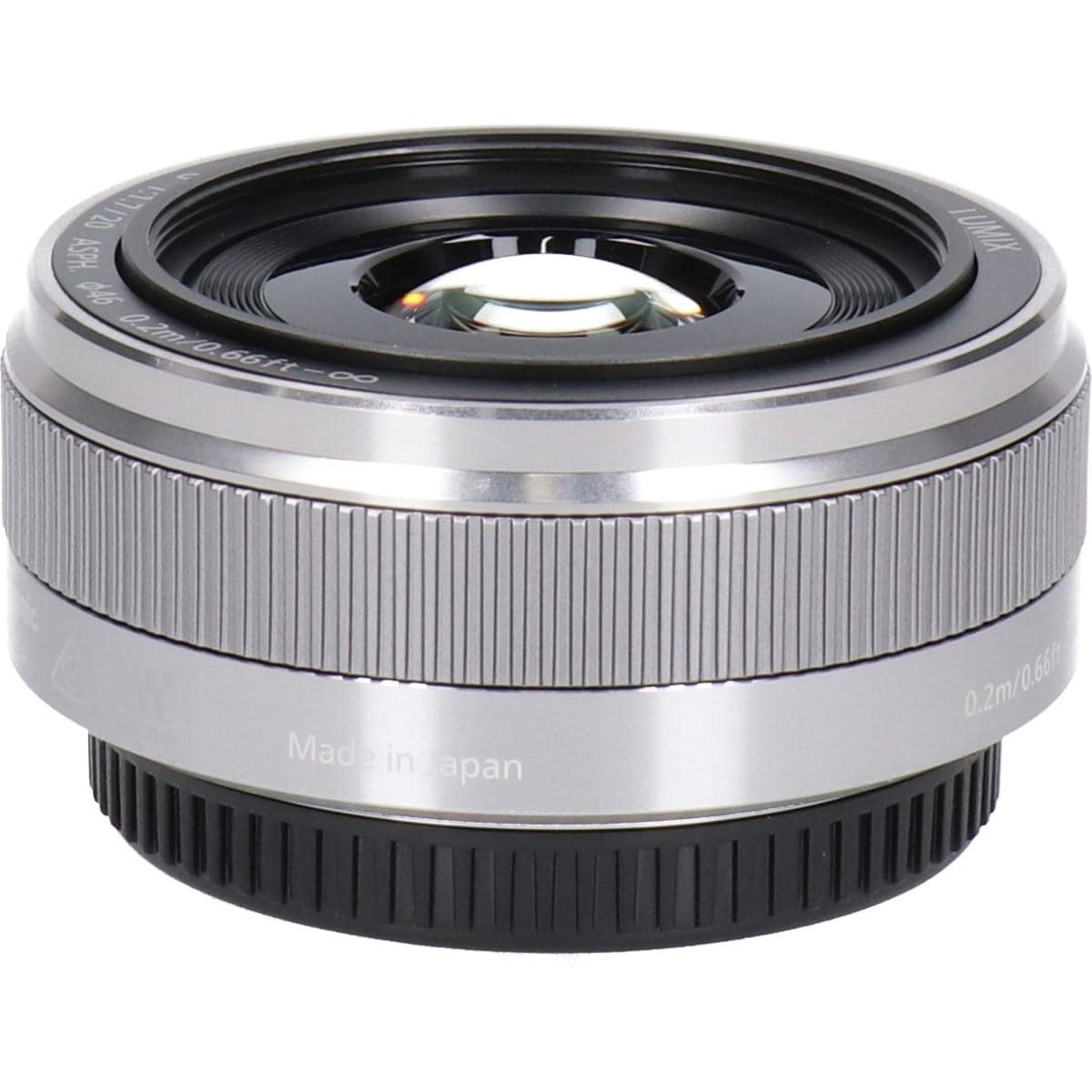 Ｇ２０ｍｍ　Ｆ１．７ＩＩ（Ｈ－Ｈ０２０Ａ）　シルバー