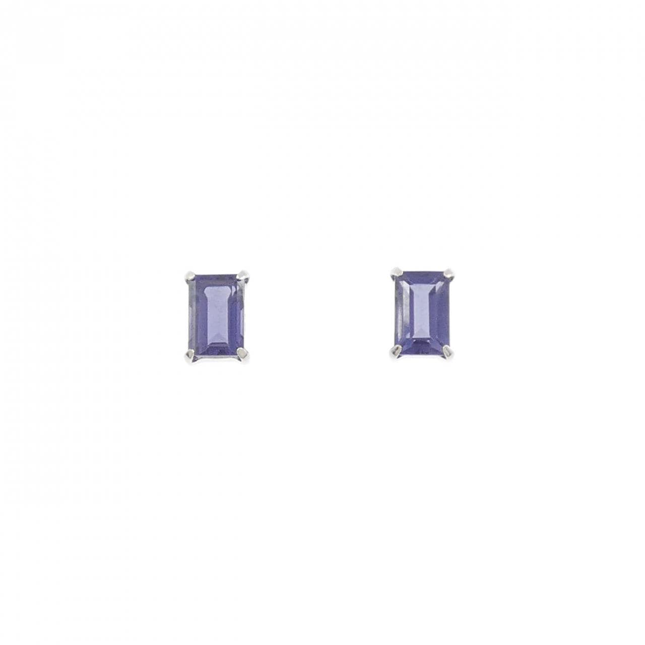 K10WG Iolite Earrings