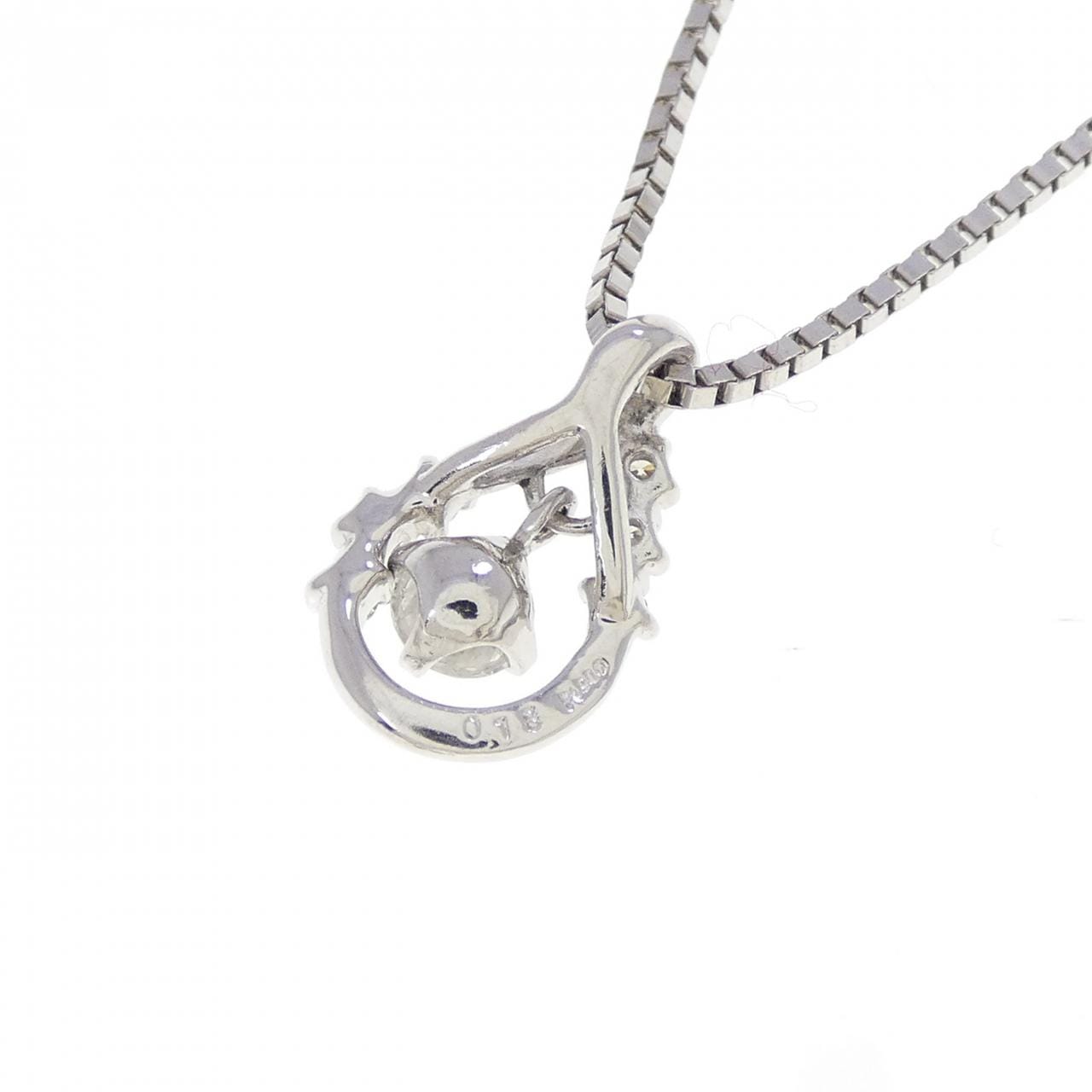 PT850 ダイヤモンド ネックレス 0.18CT