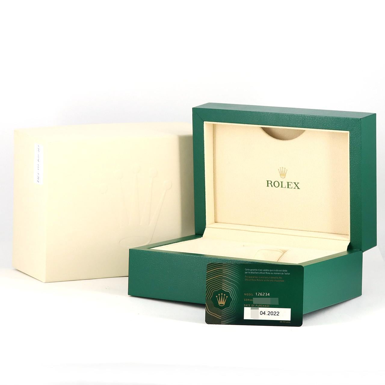 ROLEX Datejust 126234G SSxWG自動上弦random number