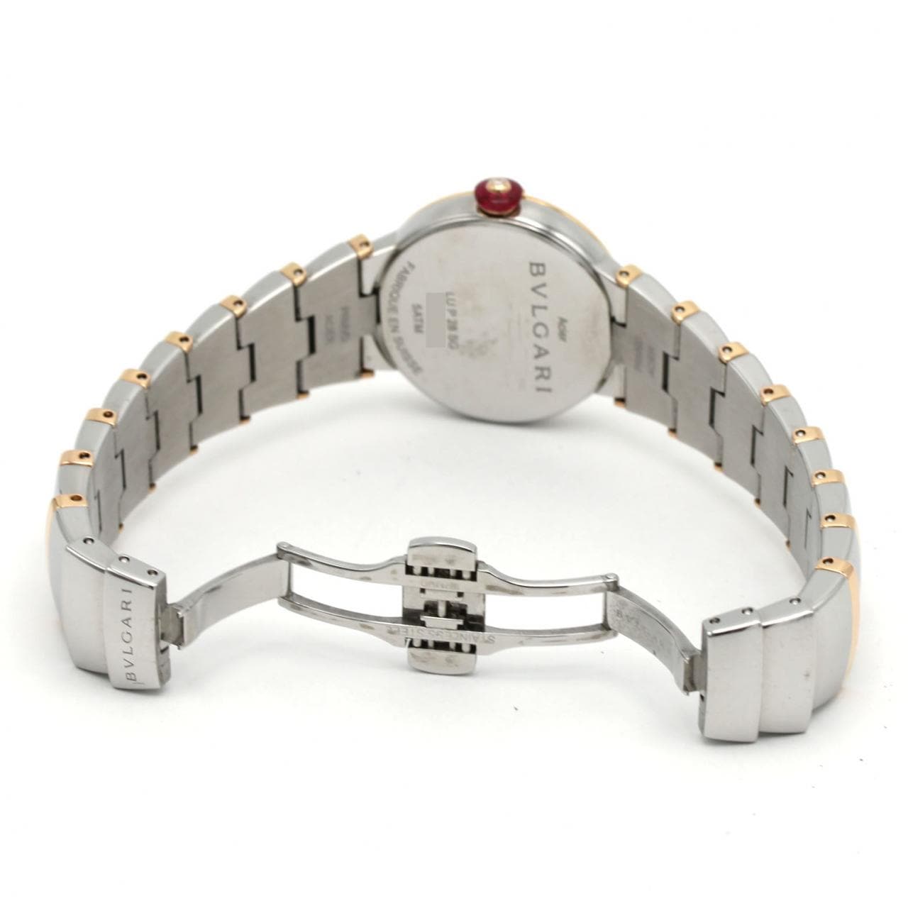 【ノーメンテナンス還元価格】ブルガリ ルチェア PGコンビ･12P LUP28SG/LU28WSPGSPG/12 SSxPG クォーツ