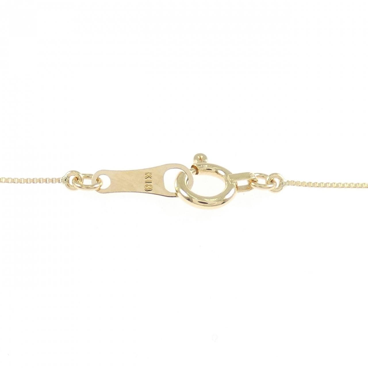 K18YG ダイヤモンド ネックレス 0.15CT