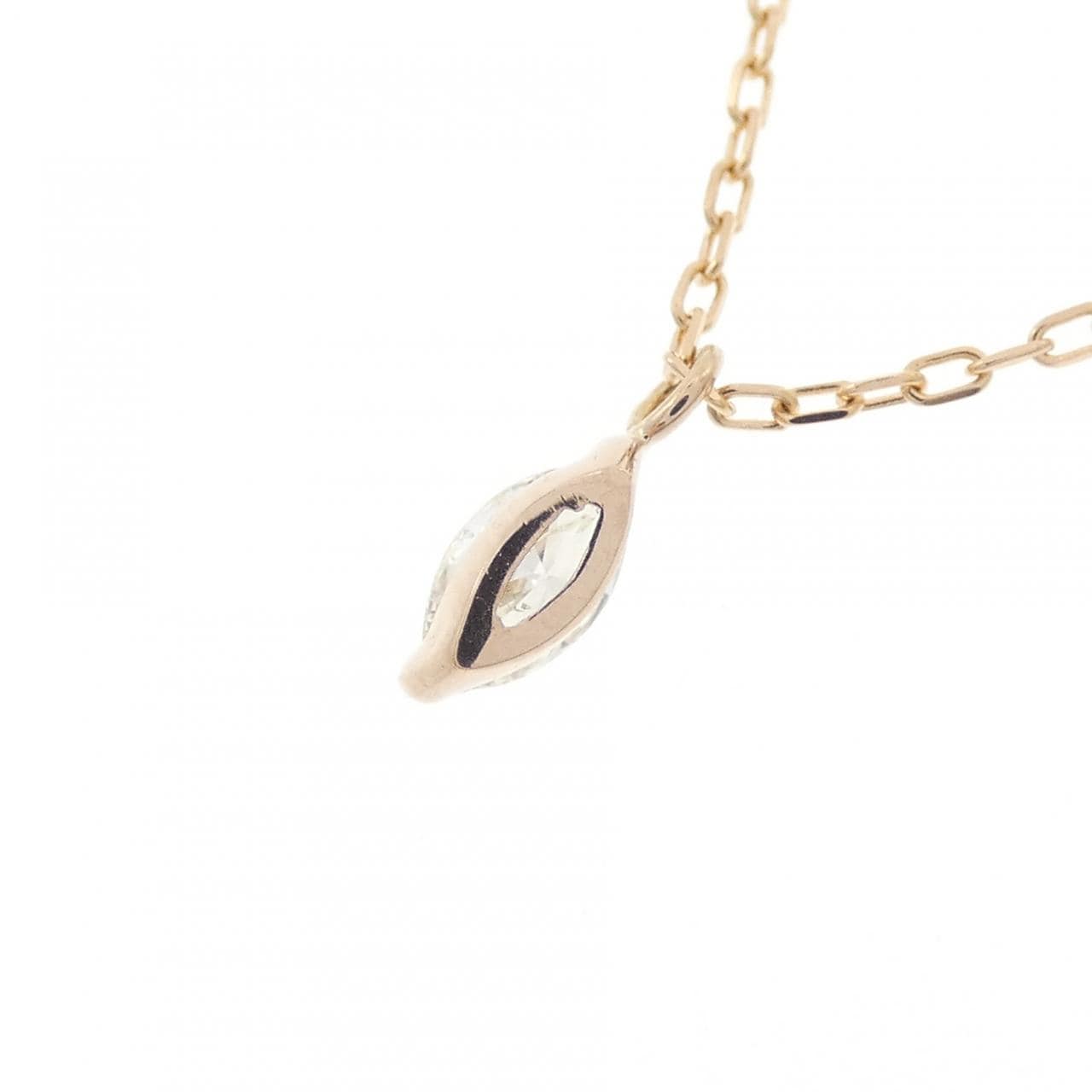 K18PG ダイヤモンド ネックレス 0.20CT