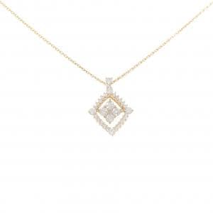 K18PG ダイヤモンド ネックレス 1.00CT