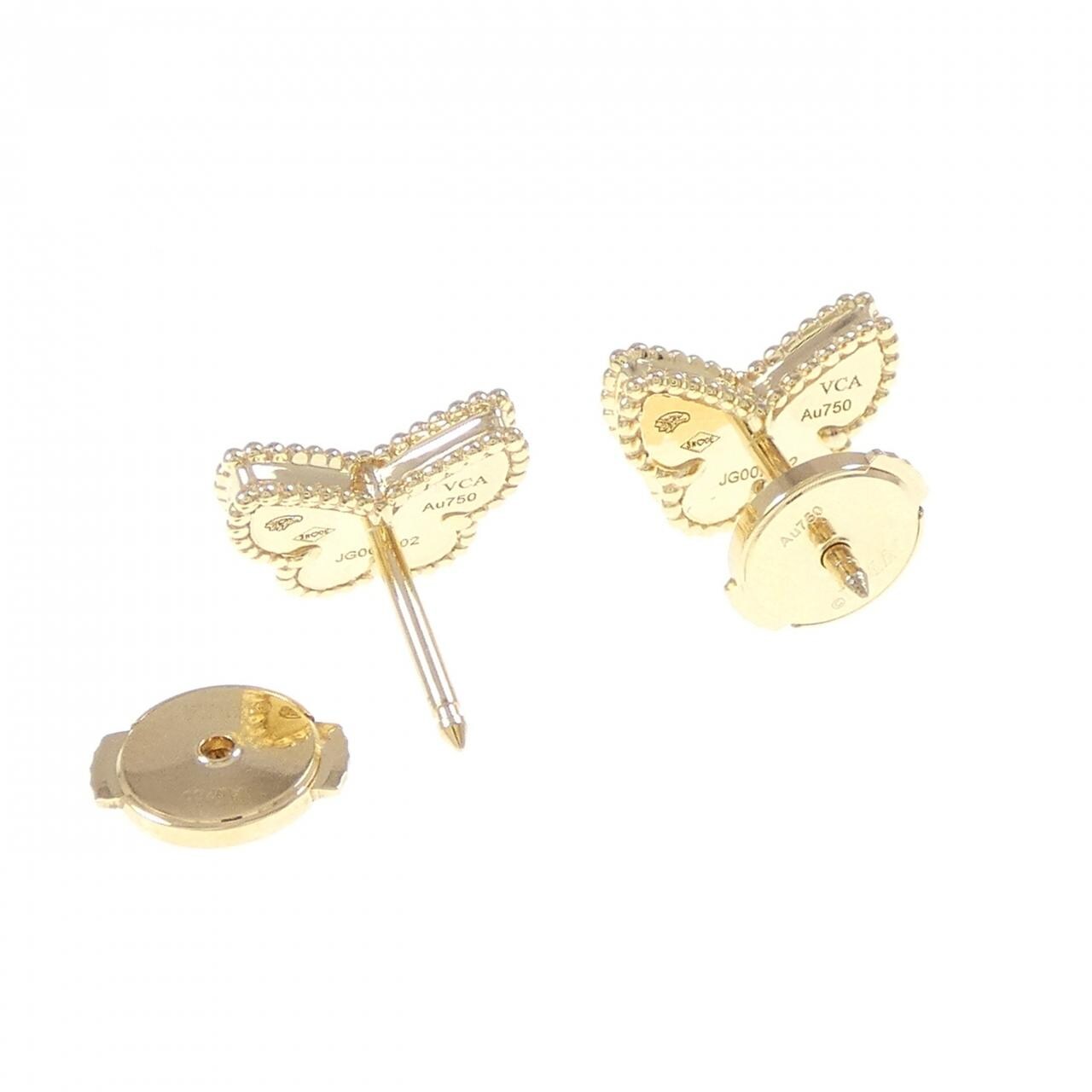 ヴァンクリーフ&アーペル スウィートアルハンブラ パピヨン ピアス