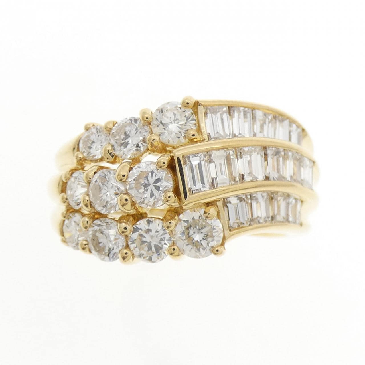 K18YG ダイヤモンド リング 1.80CT