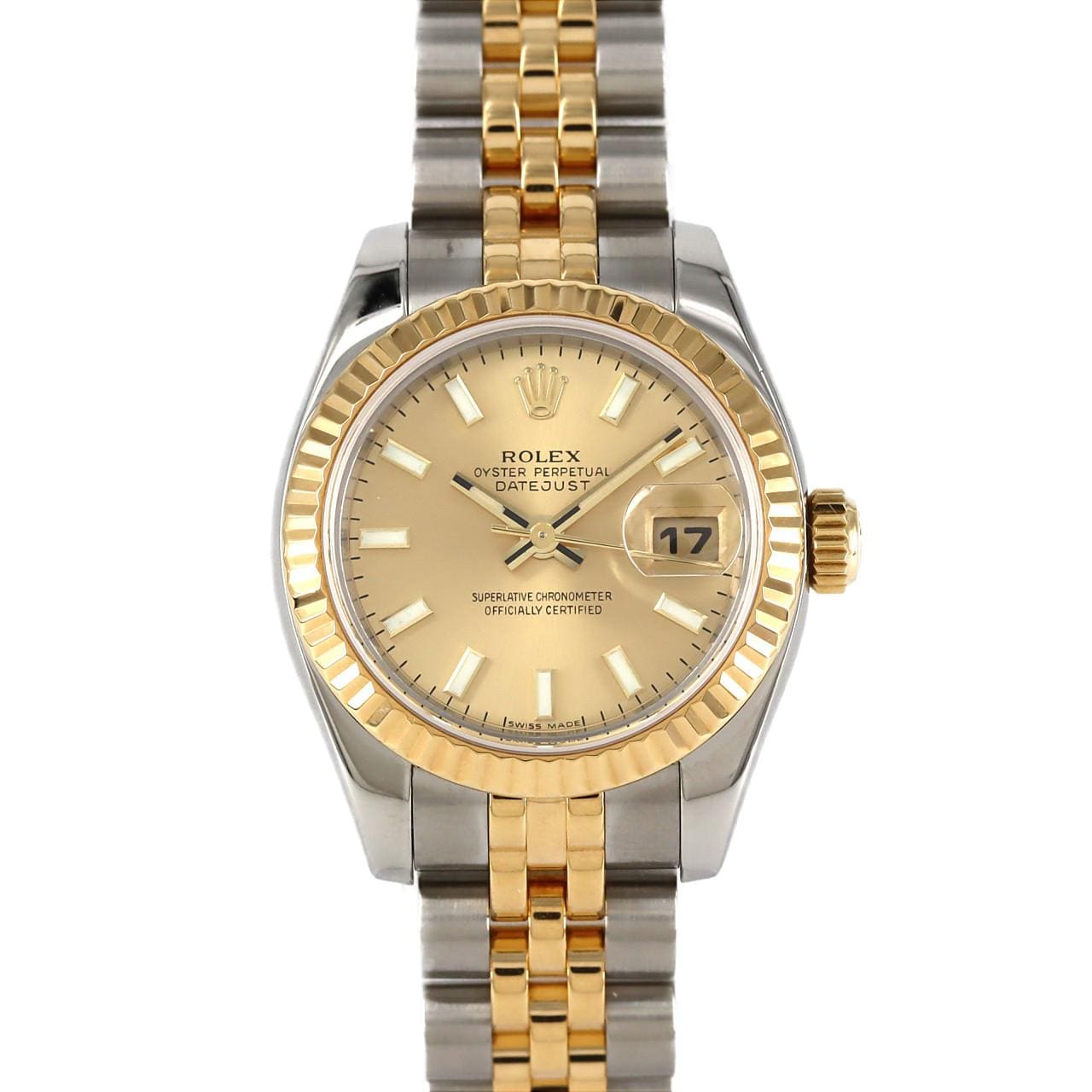 ROLEX Datejust 179173 SSxYG自動上弦F 編號
