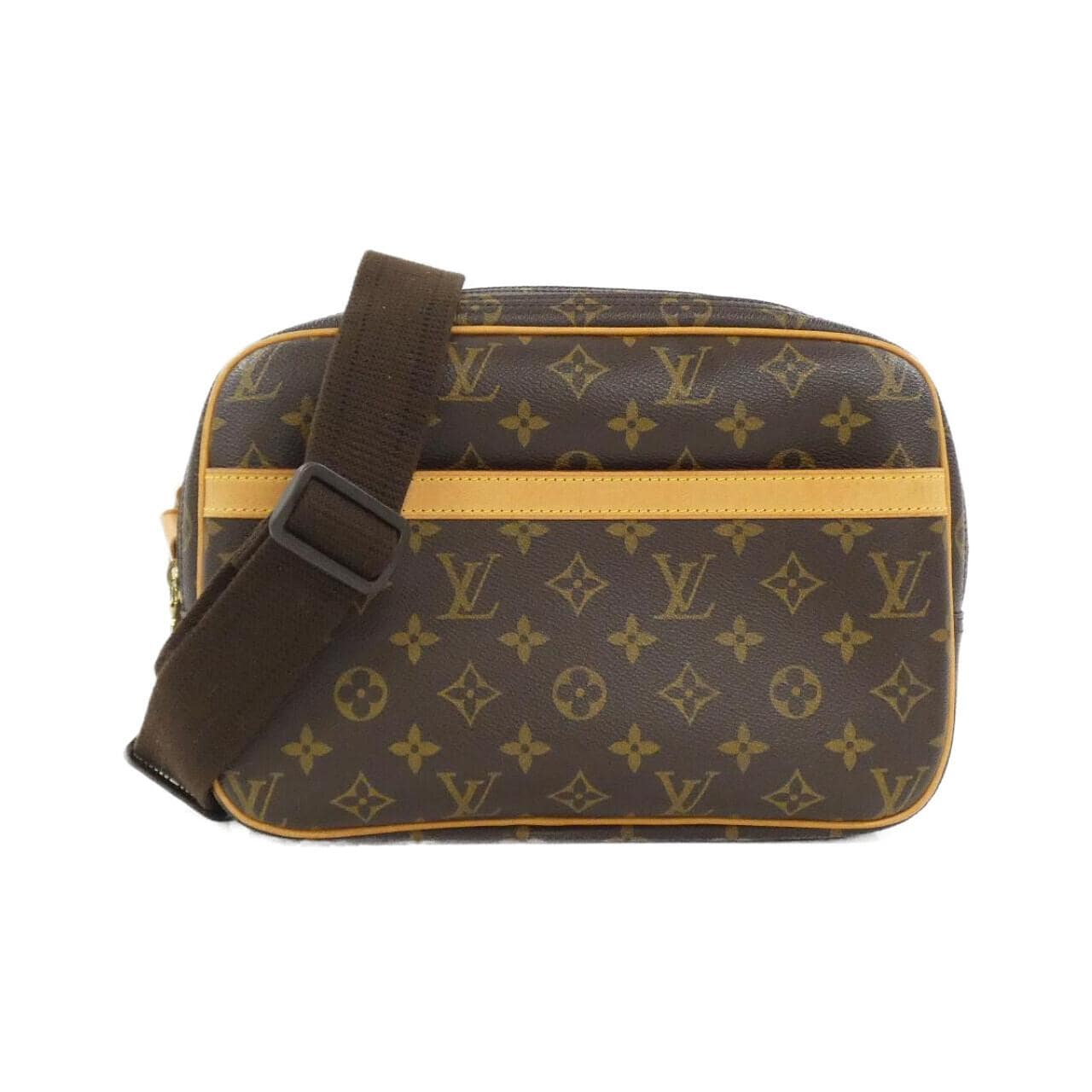 LOUIS VUITTON Monogram Reporter 28 公分 M45254 單肩包
