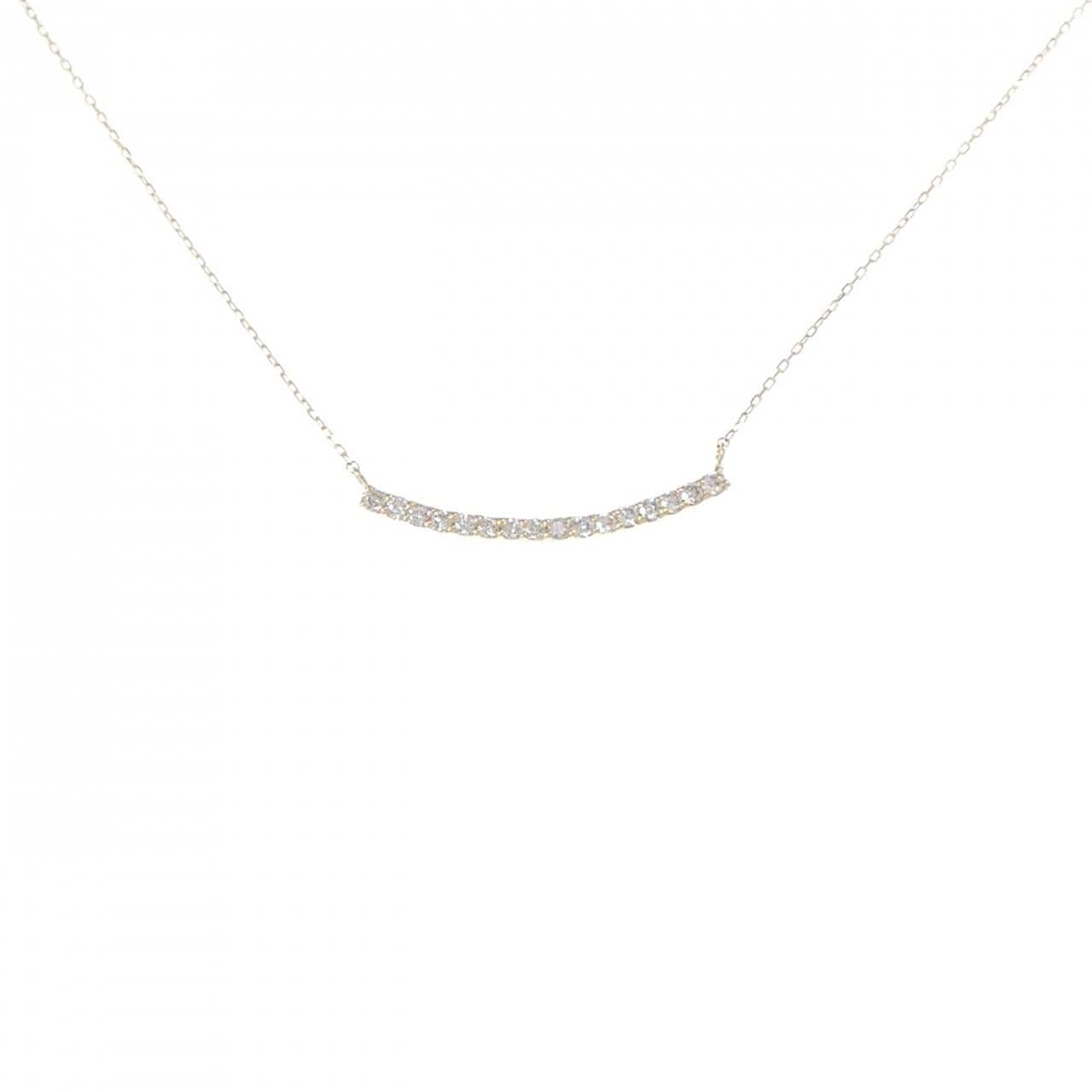 【新品】K18YG ダイヤモンド ネックレス 0.20CT