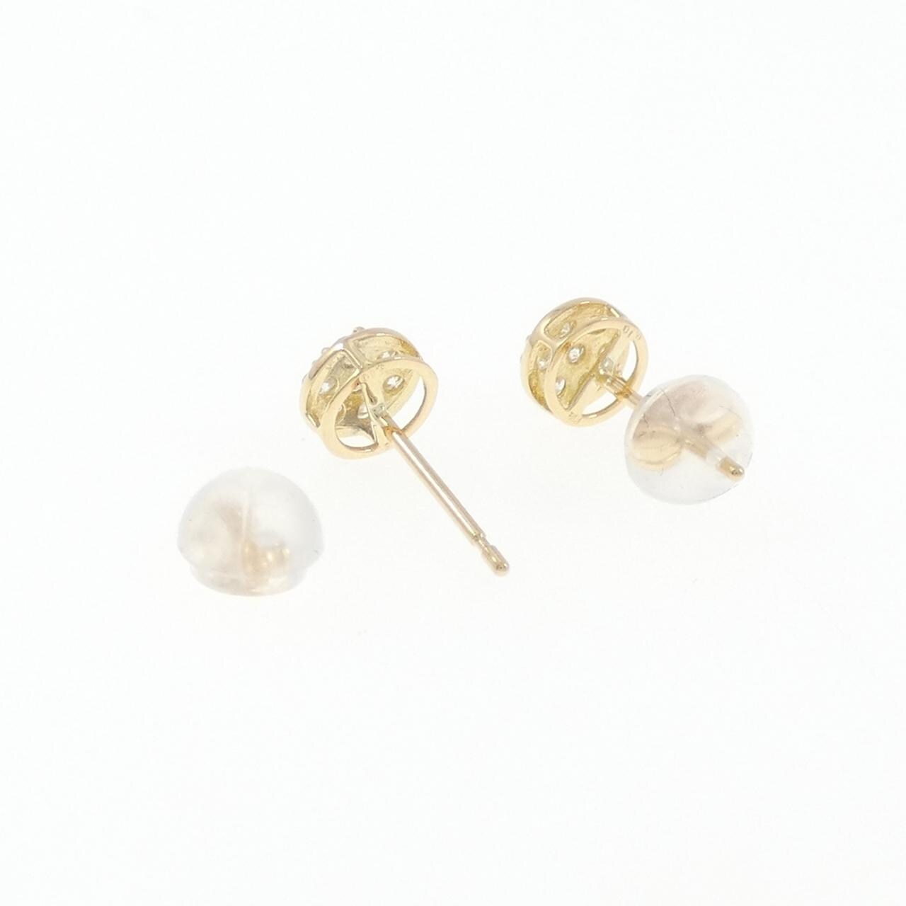 【リメイク】K18YG ダイヤモンド ピアス 0.20CT