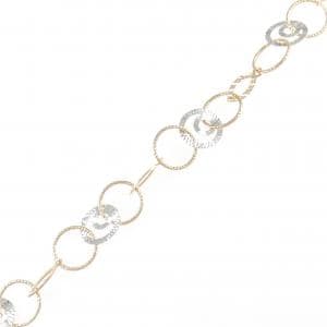 K18スリーカラー ブレスレット