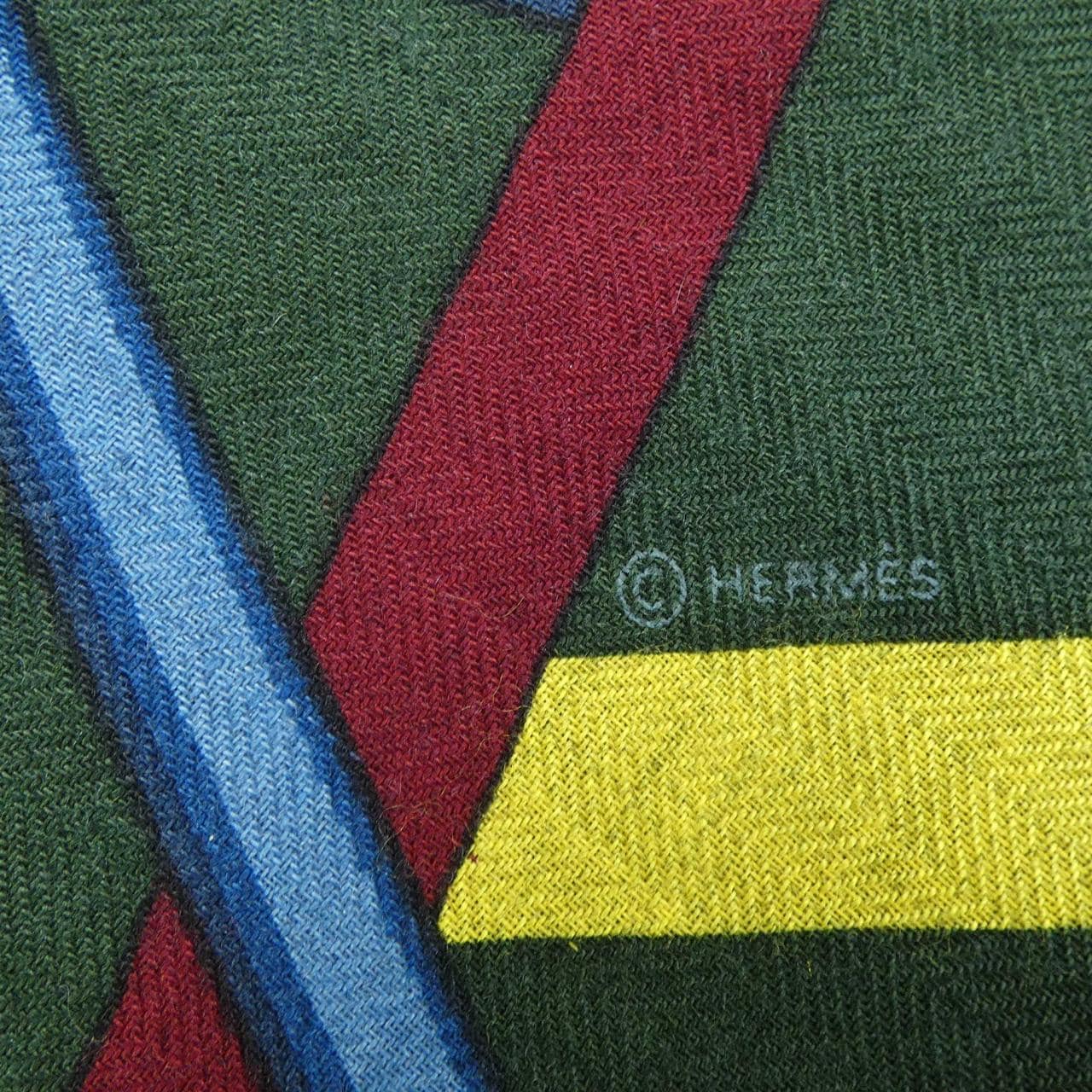 エルメス HERMES CHEVAL A LA COUVERTUR 693345T レクタングル STOLE