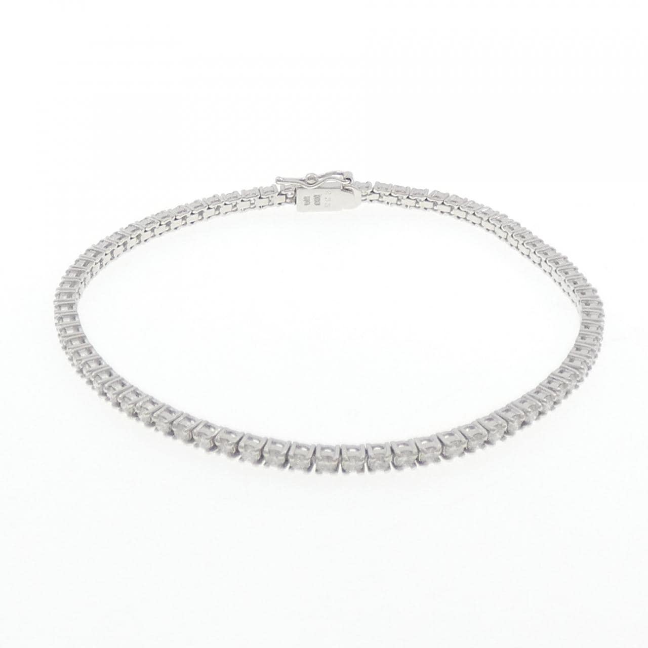 K18WG ダイヤモンド ブレスレット 2.33CT