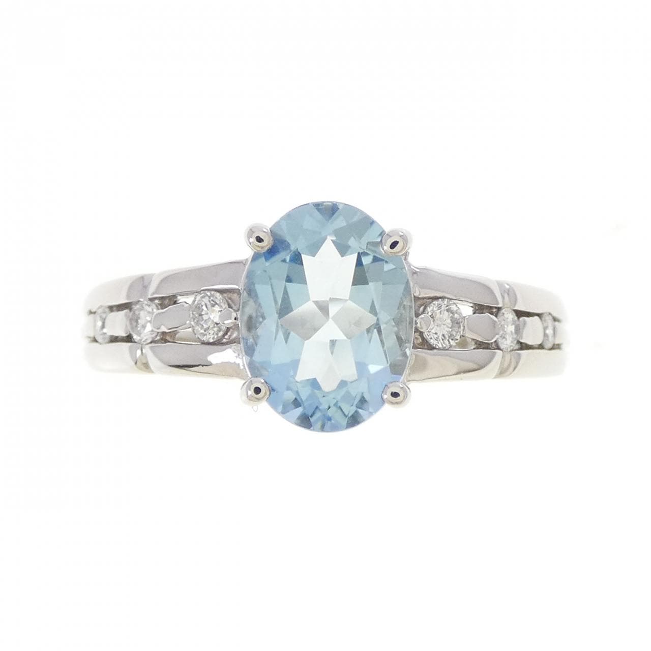 PT900 アクアマリン リング 1.19CT