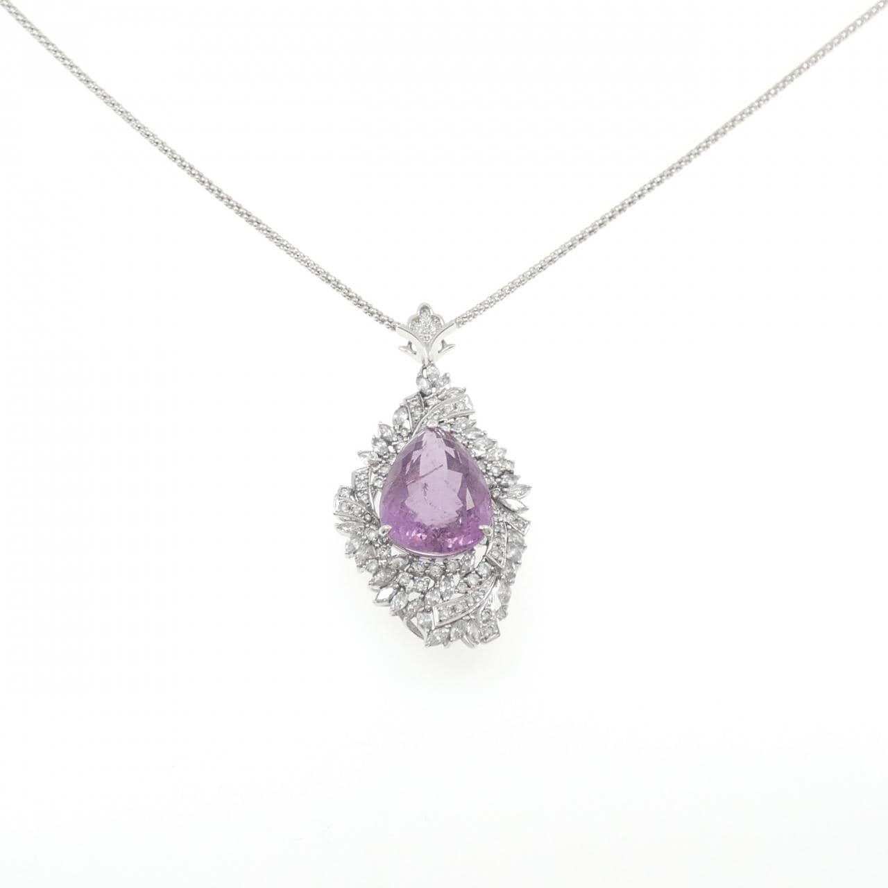 PT900/PT850 トルマリン ネックレス 23.07CT