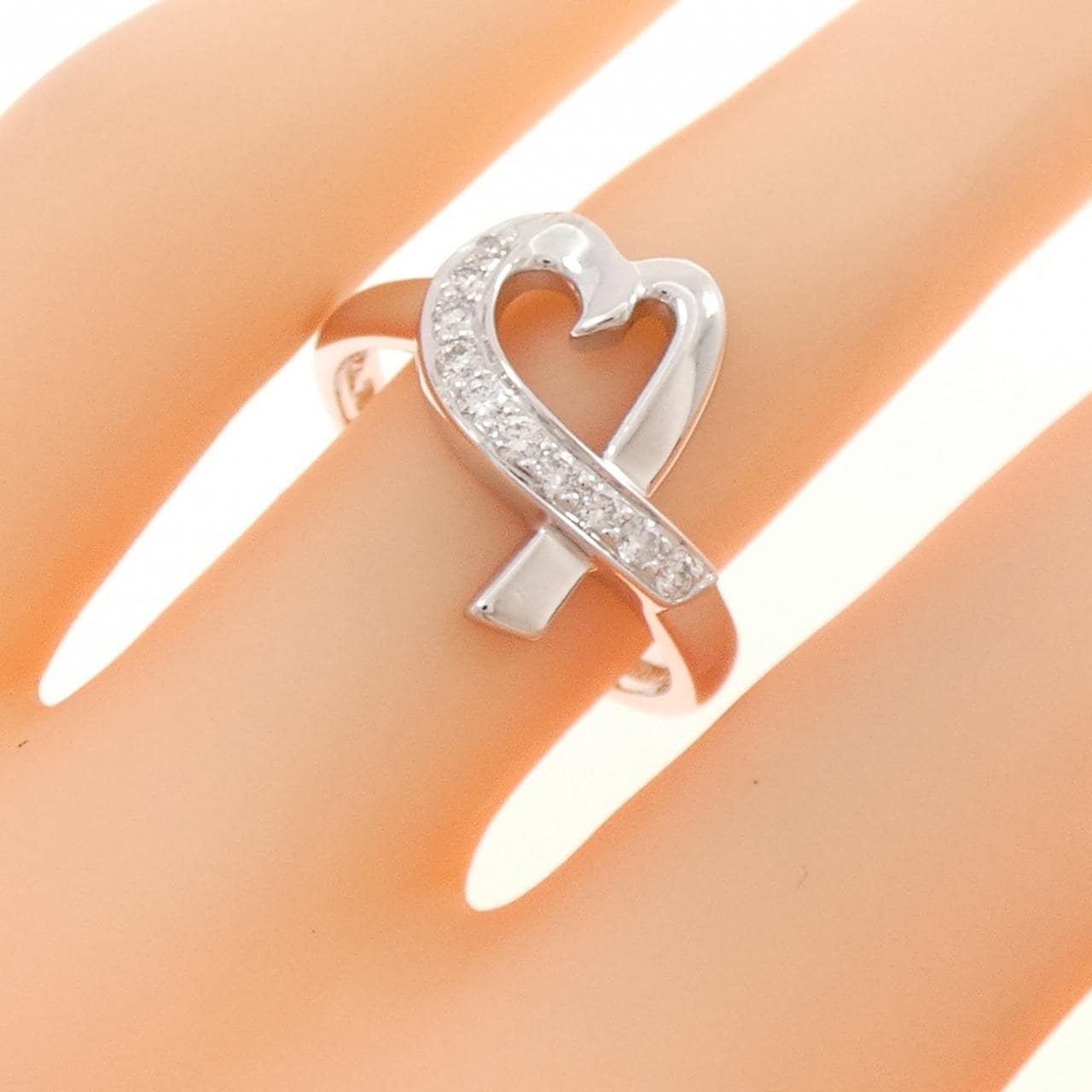 TIFFANY loving heart ring