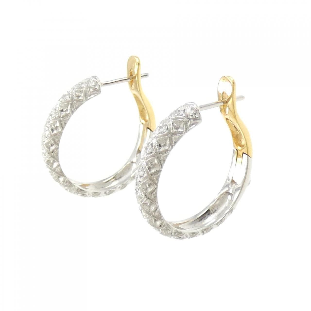 750WG/750YG Diamond earrings