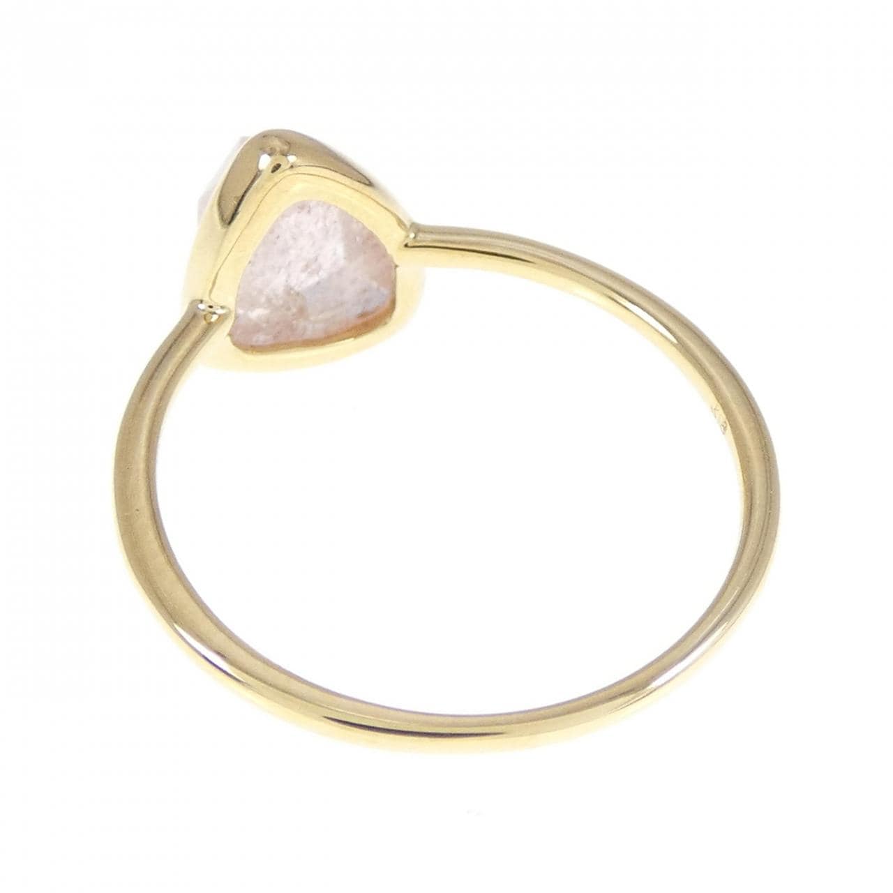 K18YG クオーツ リング 0.85CT