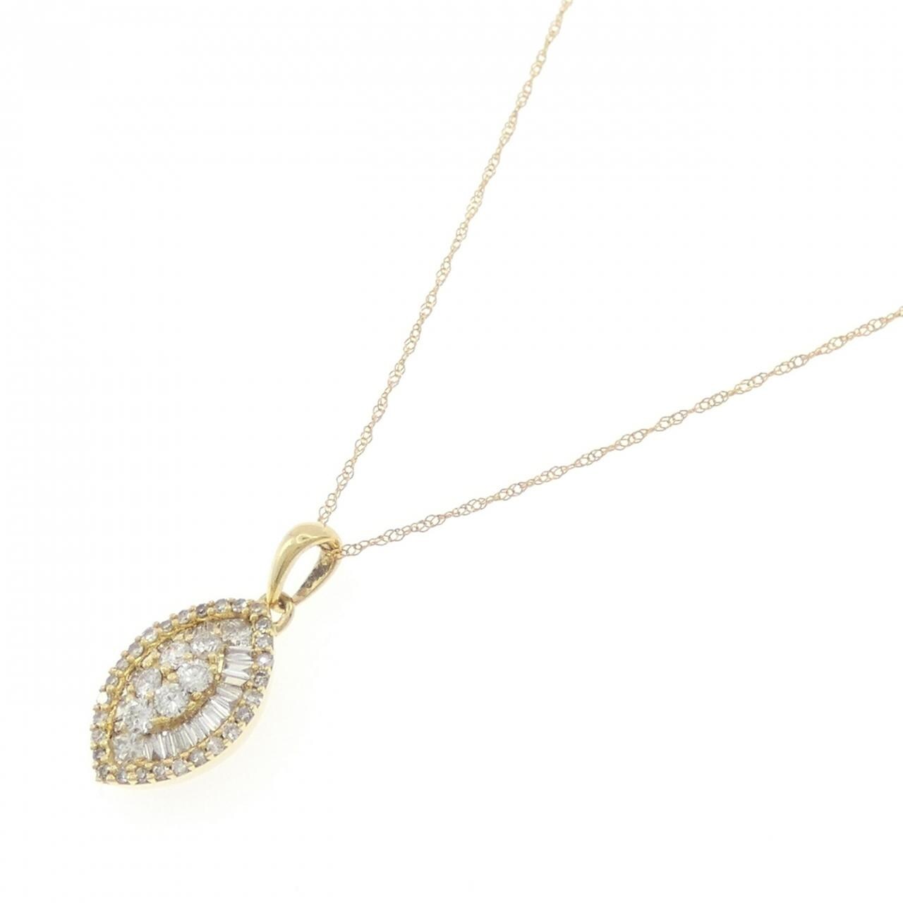 K18YG ダイヤモンド ネックレス 0.50CT