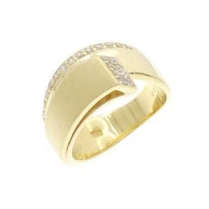 K18YG ダイヤモンド リング 0.28CT