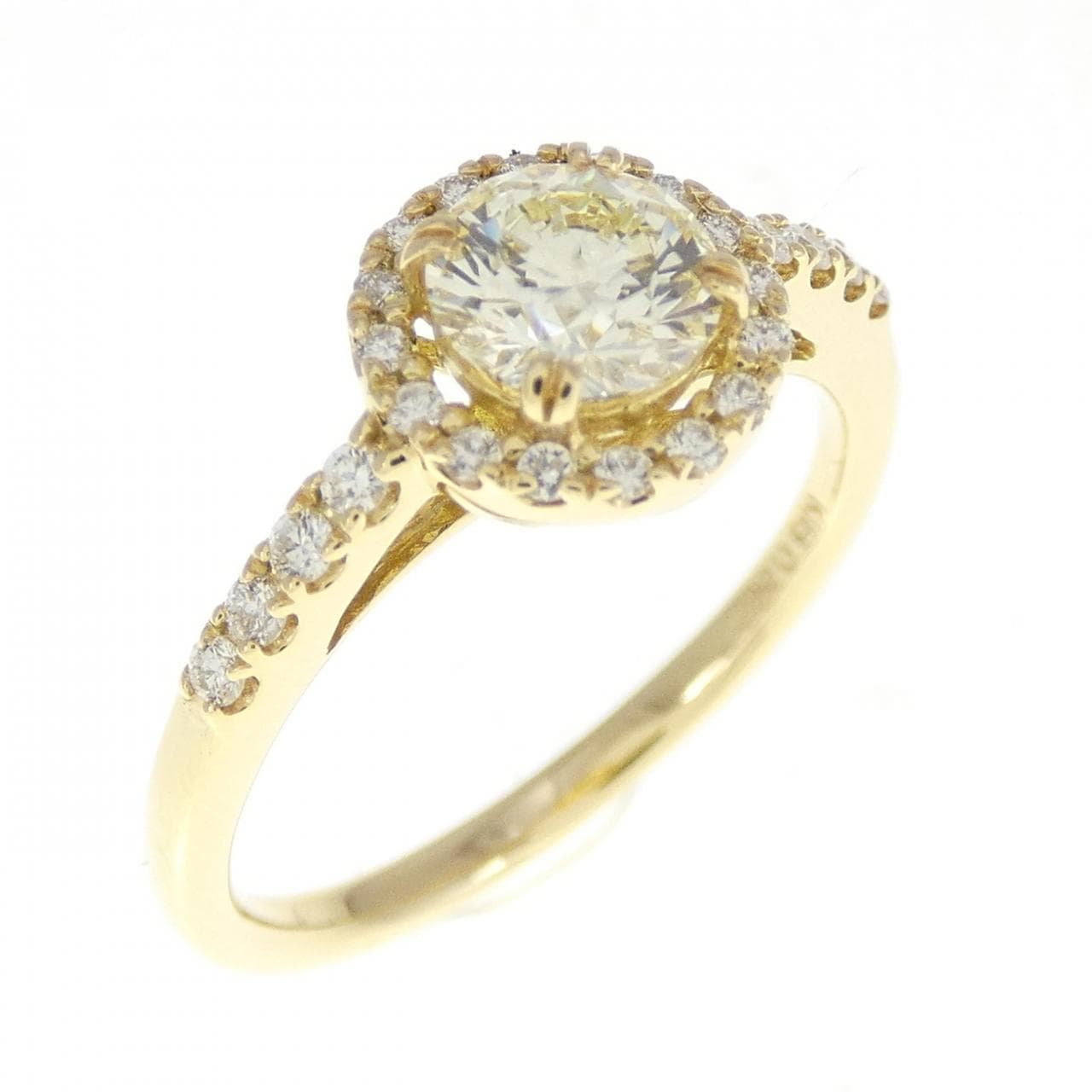 [Remake] K18YG Diamond Ring 0.532CT LY SI1 EXT