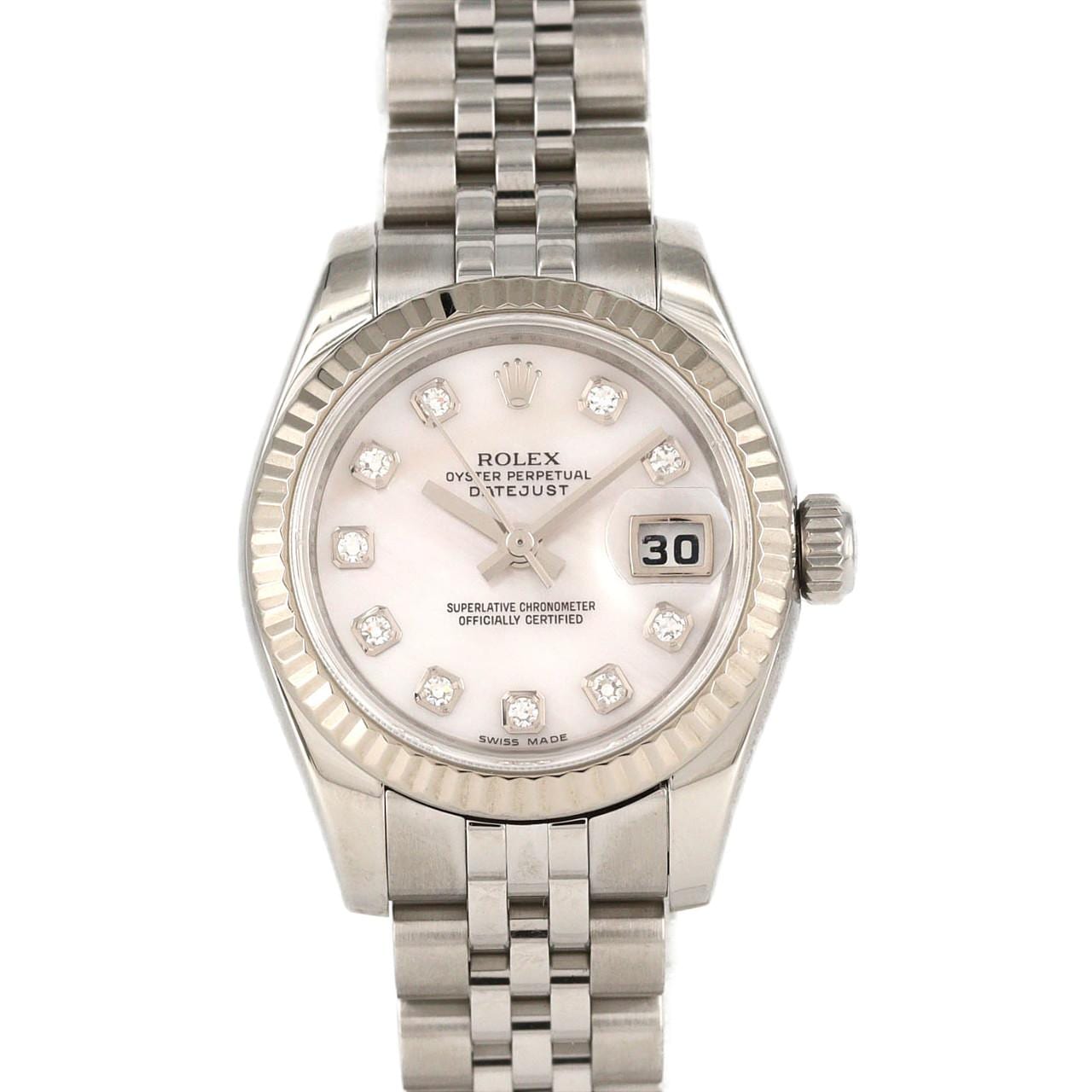 ロレックス デイトジャスト 179174NG SSxWG 自動巻 ランダム番