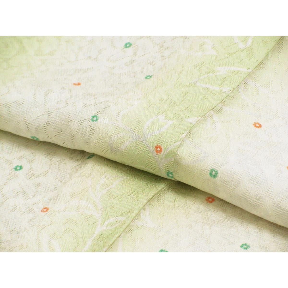 【未使用品】単衣　紋紗織小紋