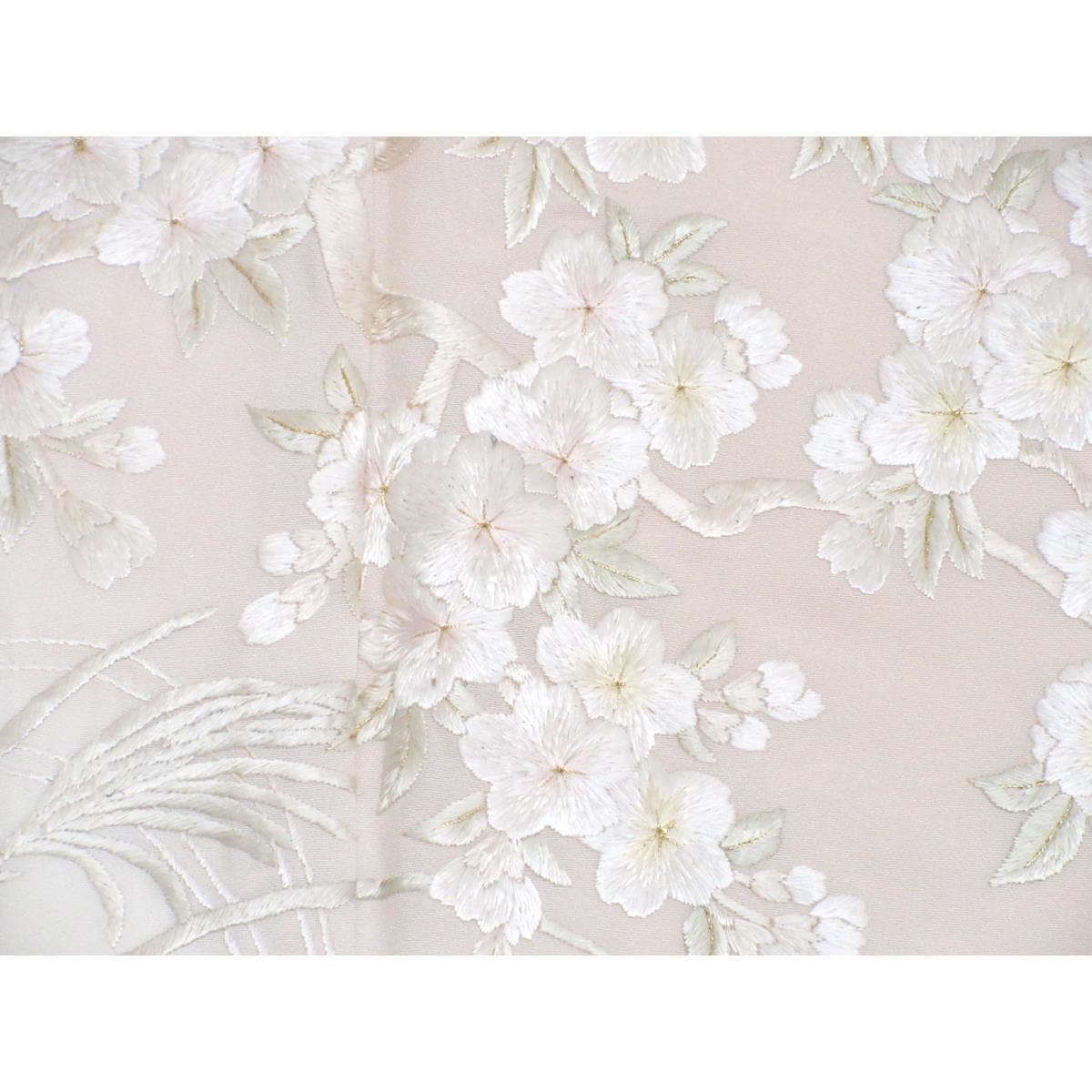 【新品】訪問着　刺繍加工