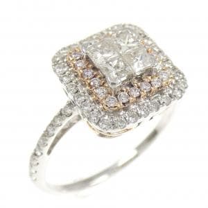 K18WG/K18PG ダイヤモンド リング