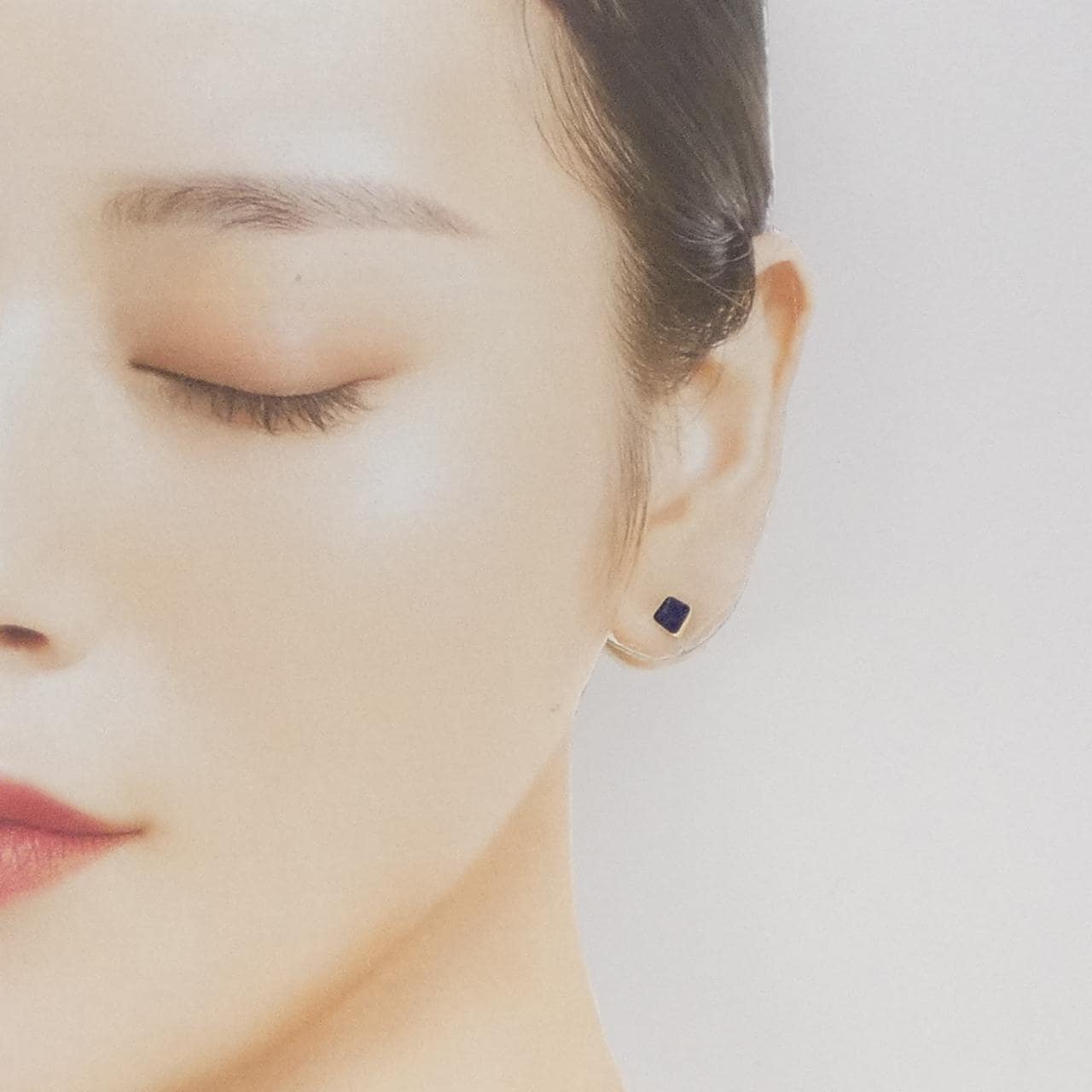 アガット 樹脂 ピアス