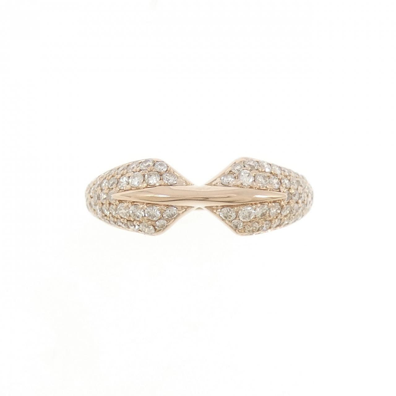 K18PG ダイヤモンド リング 0.55CT