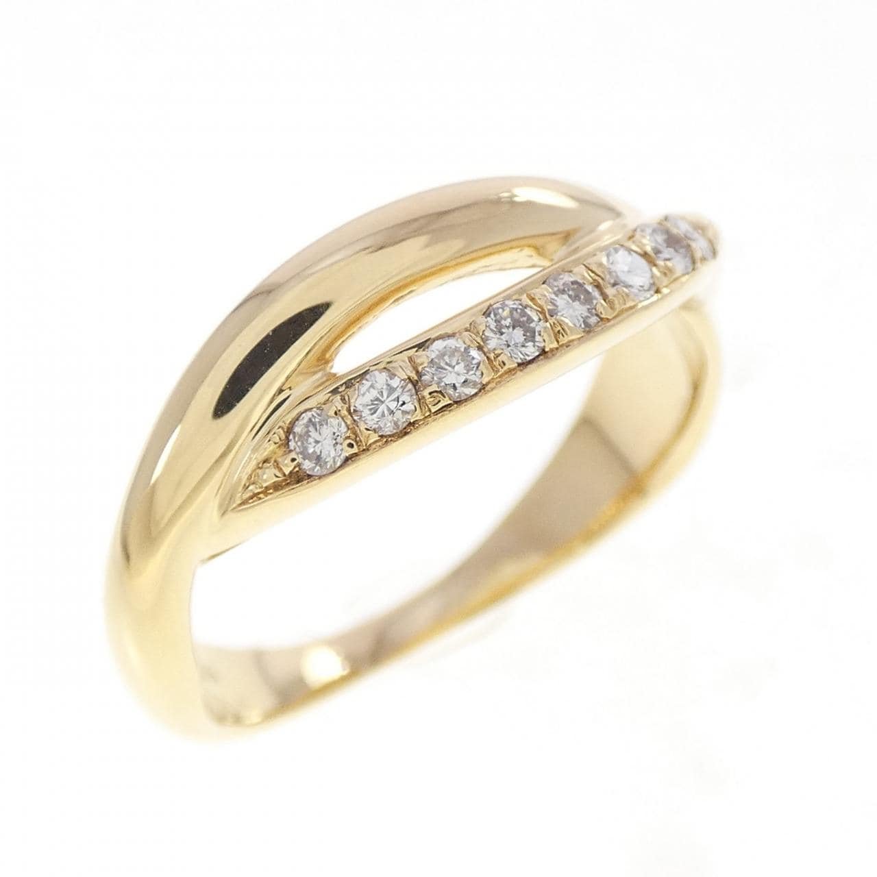 K18YG ダイヤモンド リング 0.16CT