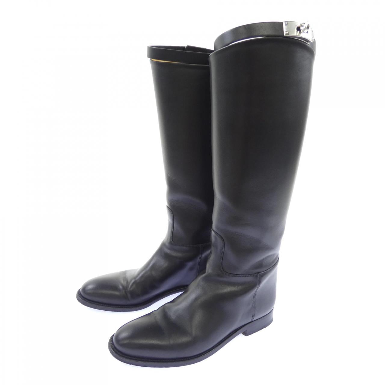 エルメス HERMES ジャンピング JUMPING ケリーバックル 042138Z ロングブーツ