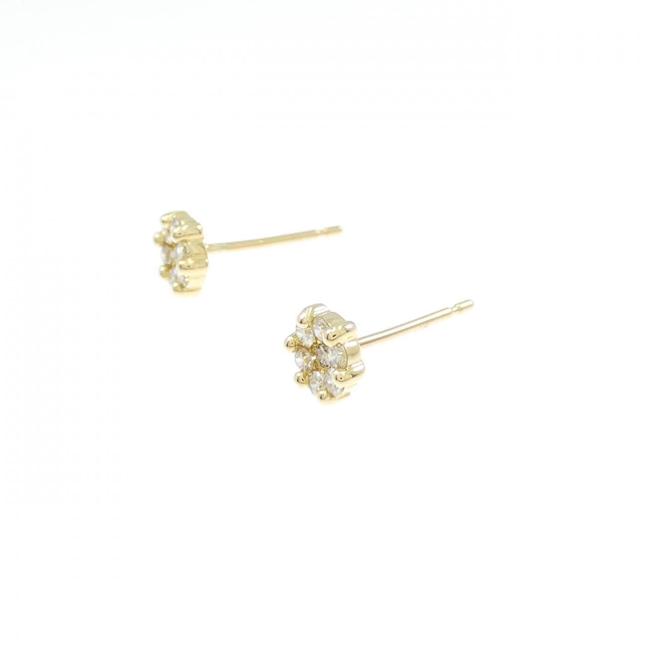 K18YG ダイヤモンド ピアス 0.20CT