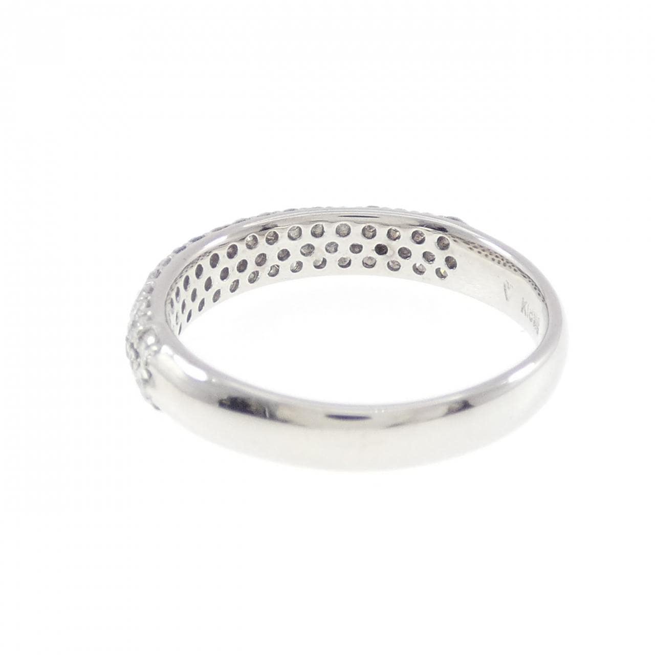 K18WG パヴェ ダイヤモンド リング 0.50CT