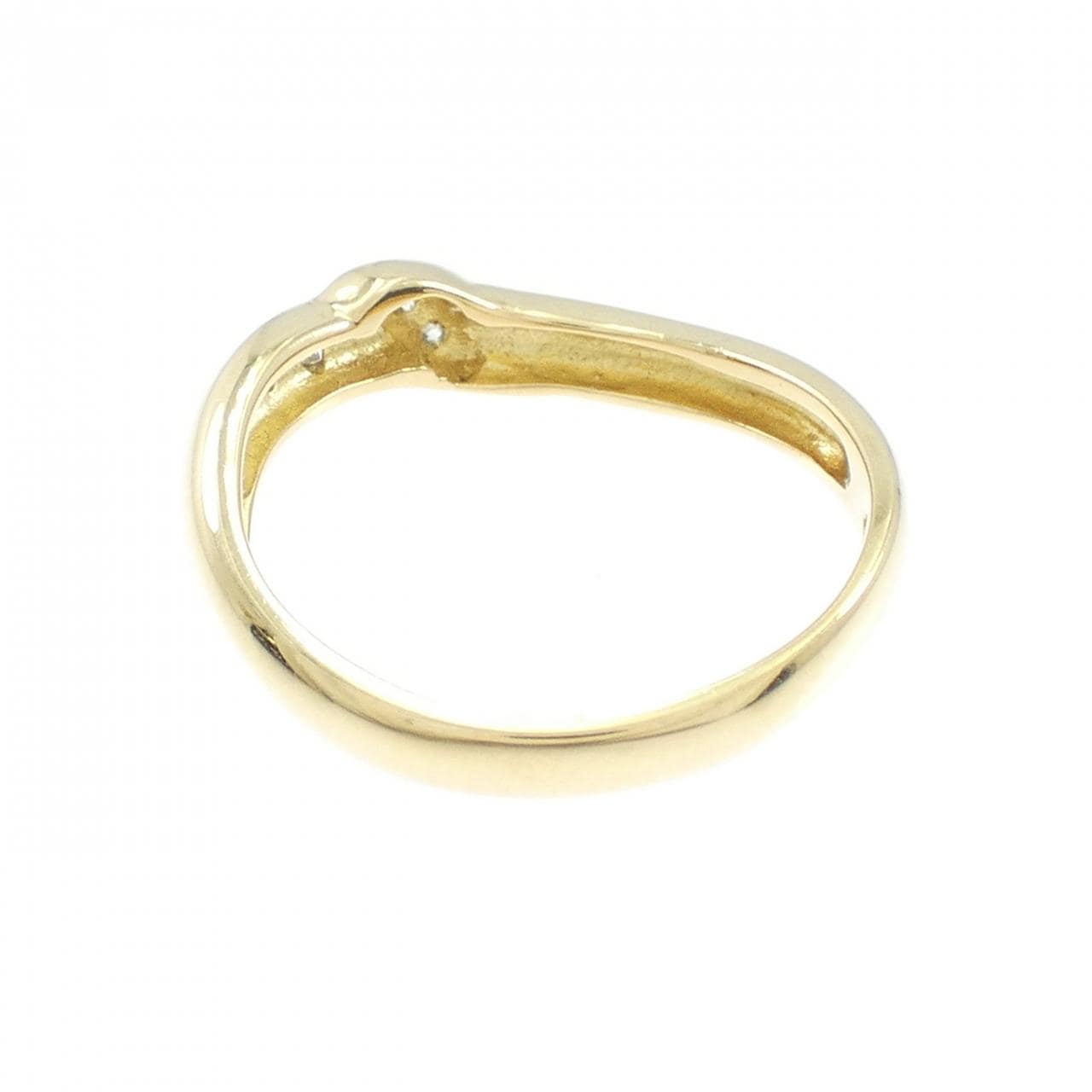 K18YG ダイヤモンド リング 0.07CT