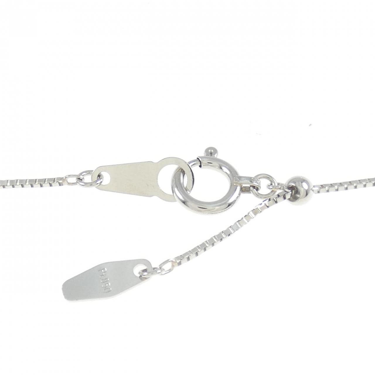 【新品】PT900/PT850 ダイヤモンド ネックレス 0.450CT F SI1 VG
