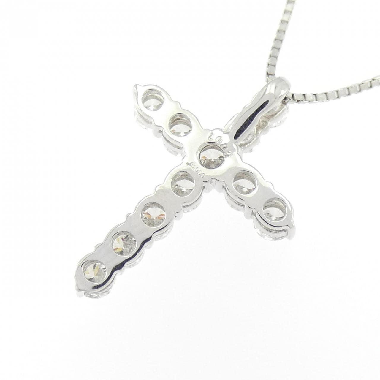【新品】PT900/PT850 ダイヤモンド ネックレス 1.003CT E VS1-SI1 VG