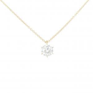 【リメイク】K18YG ダイヤモンド ネックレス 0.437CT D VVS2 3EXT H&C