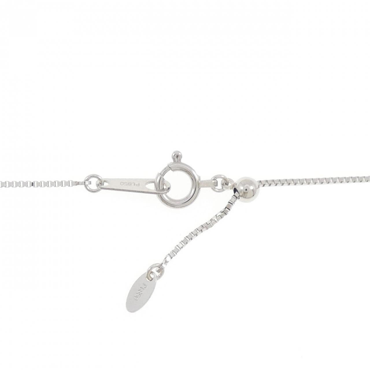 PT900/PT850 ダイヤモンド ネックレス 0.883CT F VVS1 ペアシェイプ