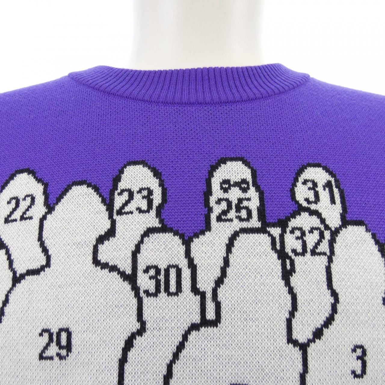 LOUIS VUITTON Vuitton Studio 提花圆领针织衫 (HNN93WZLL)