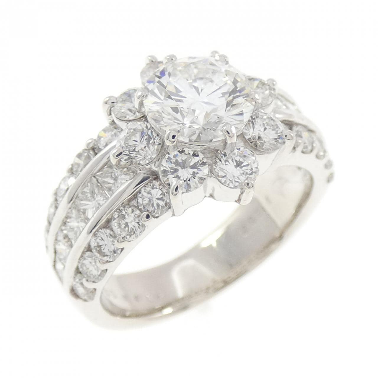 K18WG ダイヤモンド リング 1.014CT G SI1 VG