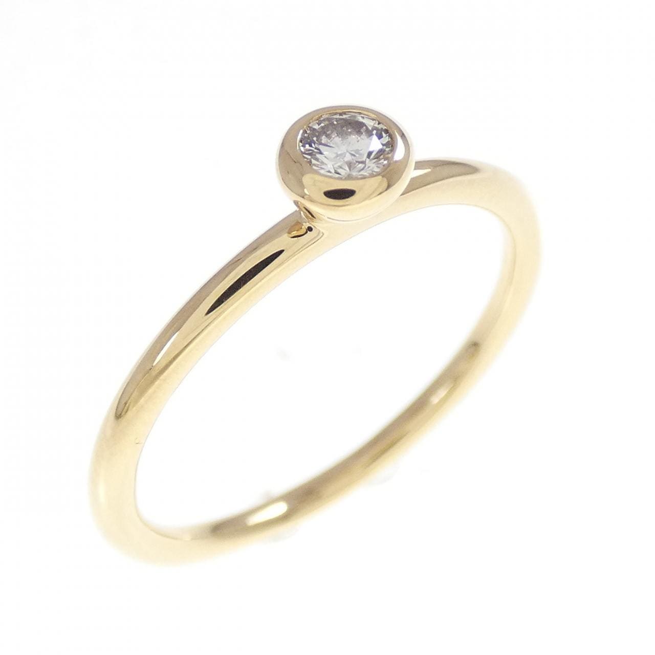 K18YG Diamond ring
