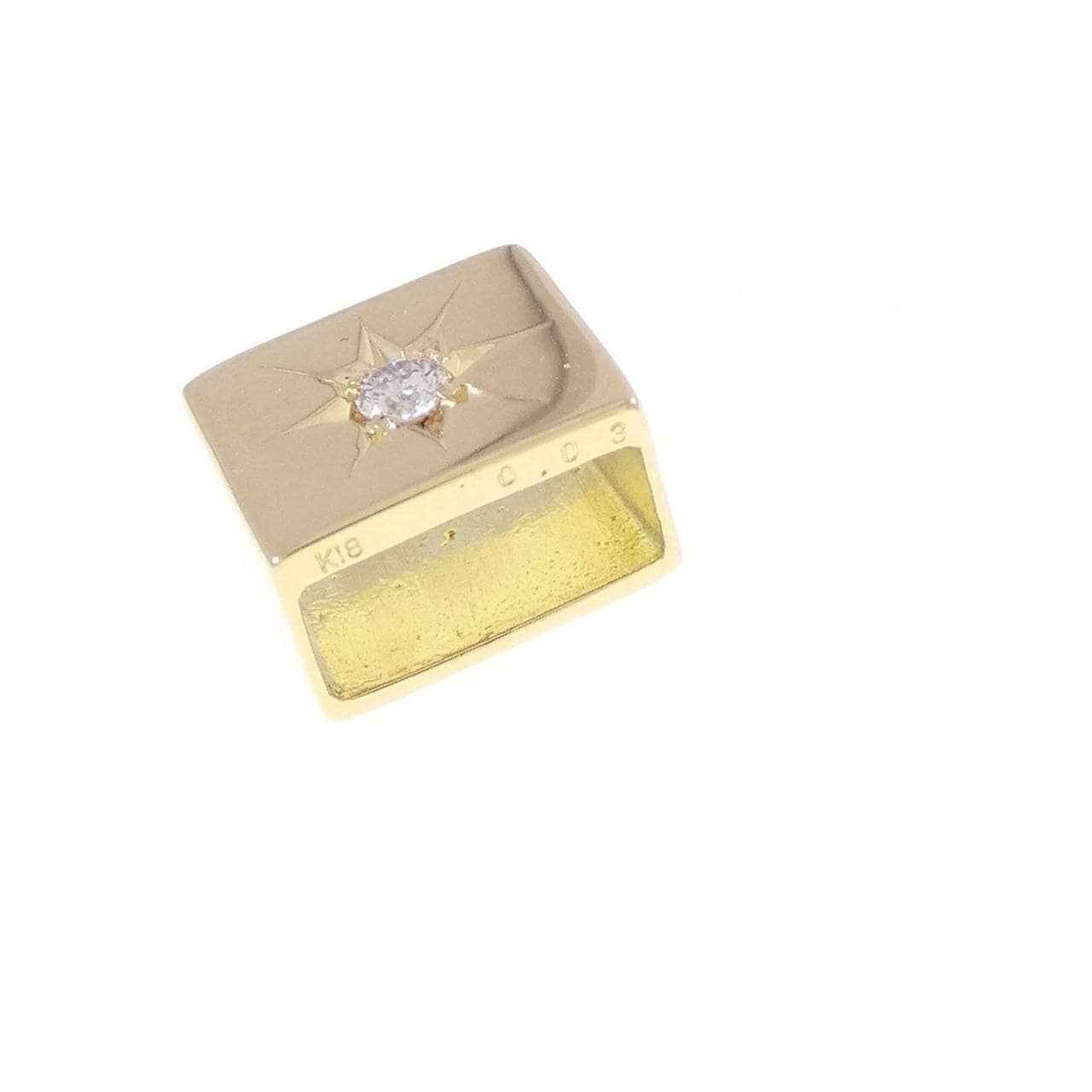 K18YG ダイヤモンド ペンダント 0.03CT