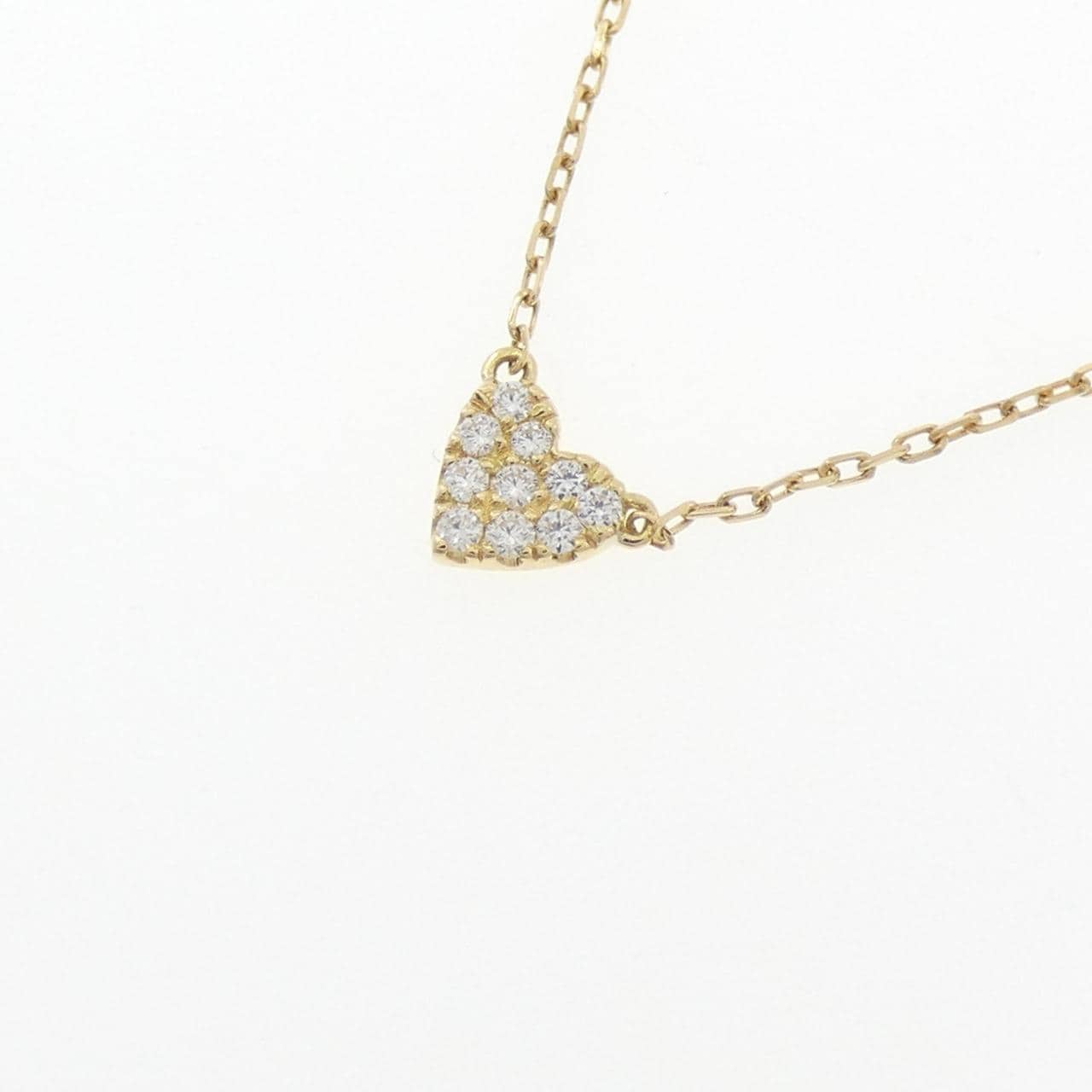 アーカー ハートパヴェ ネックレス 0.05CT